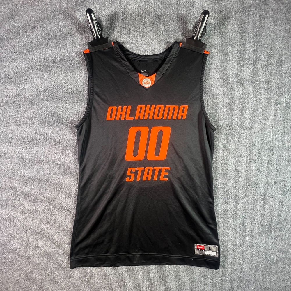 Nike Oklahoma State Cowboys NCAA Football Jersey Mens L Black 00 Regular Season